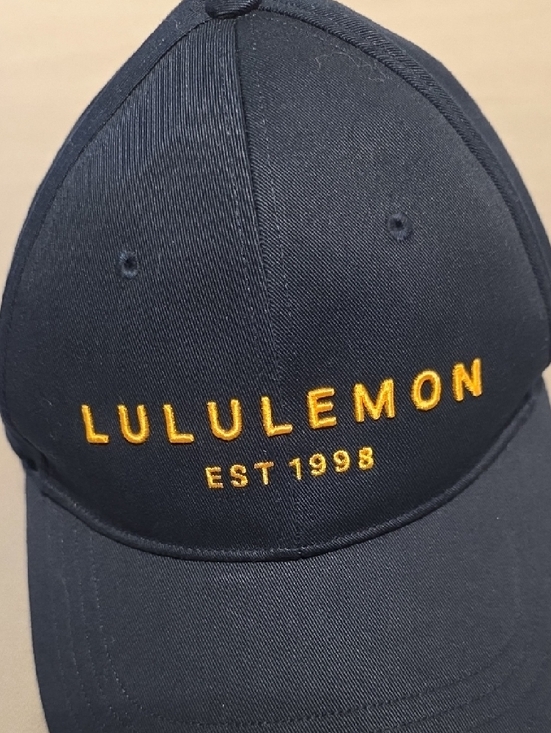Lululemon Classic Baseball Cap with Gold Embroidered Logo NWOT